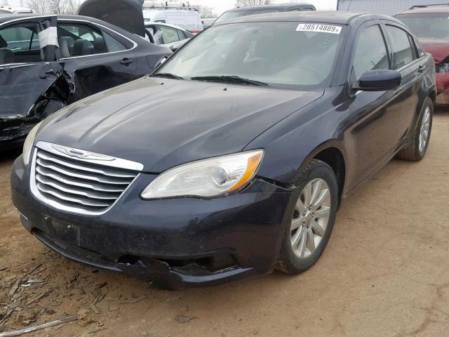 1C3BC1FBXBN536396 - 2011 CHRYSLER 200 TOURIN BLUE photo 2