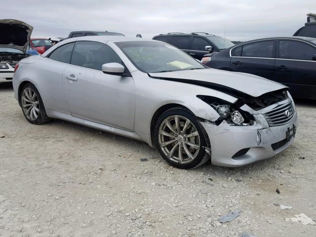 JNKCV66E39M720580 - 2009 INFINITI G37 BASE SILVER photo 1