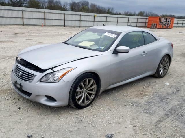 JNKCV66E39M720580 - 2009 INFINITI G37 BASE SILVER photo 2