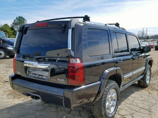 1J8HG58266C125196 - 2006 JEEP COMMANDER BLACK photo 4
