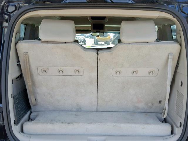 1J8HG58266C125196 - 2006 JEEP COMMANDER BLACK photo 9