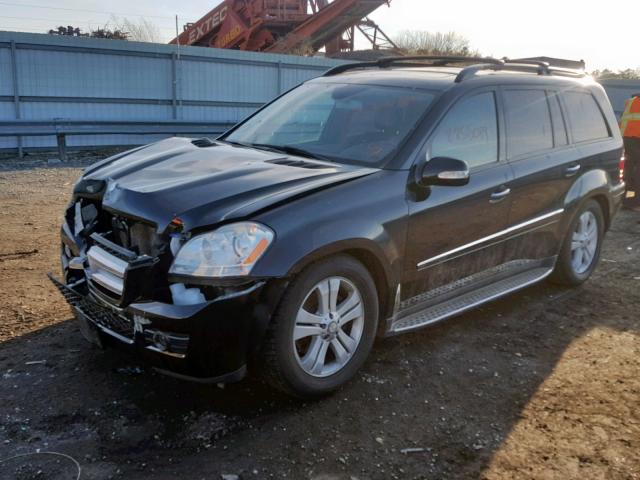 4JGBF71E68A439926 - 2008 MERCEDES-BENZ GL 450 4MA BLACK photo 2