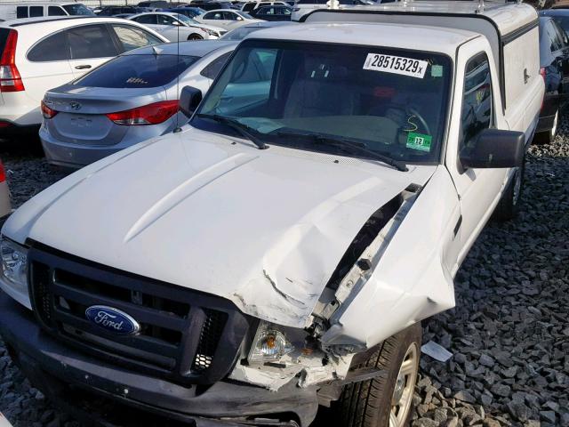 1FTKR1AD7BPA16289 - 2011 FORD RANGER WHITE photo 2