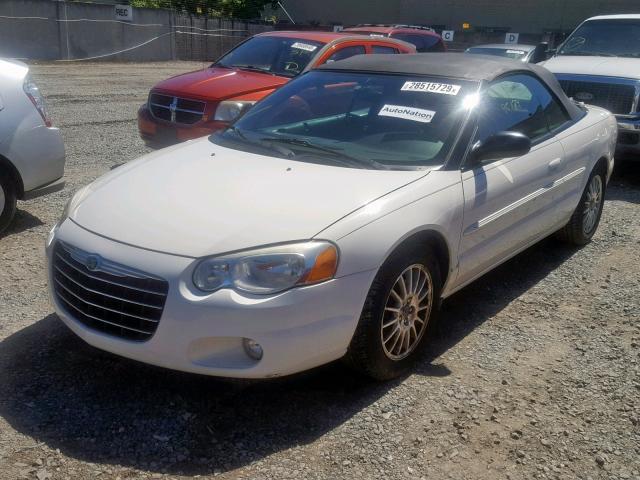 1C3EL55R65N538475 - 2005 CHRYSLER SEBRING TO WHITE photo 2