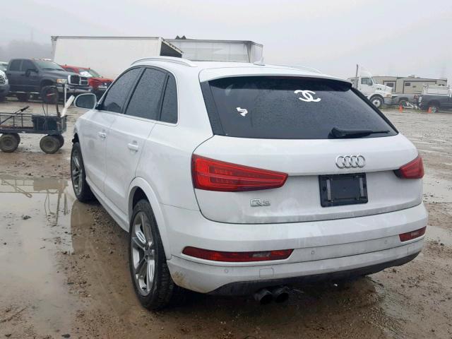 WA1HCCFS3HR009779 - 2017 AUDI Q3 PREMIUM WHITE photo 3