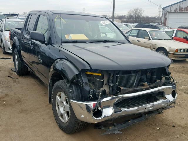 1N6AD07W05C439723 - 2005 NISSAN FRONTIER C BLACK photo 1