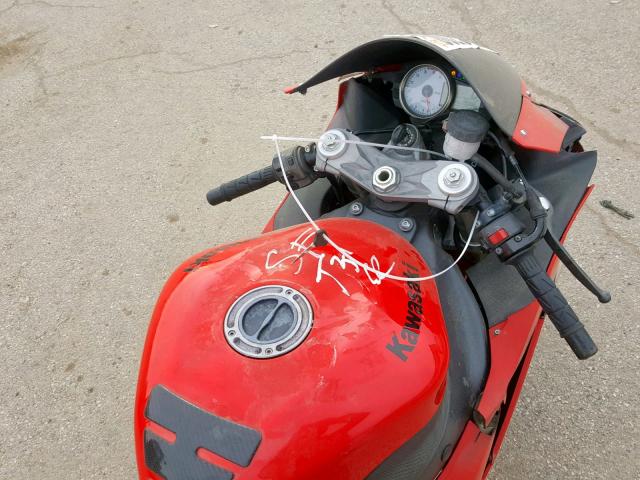 JKAZX4P1X7A020652 - 2007 KAWASAKI ZX600 P RED photo 5