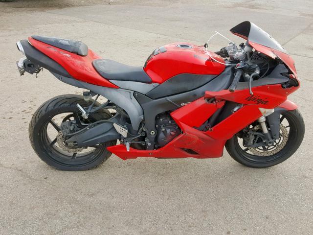 JKAZX4P1X7A020652 - 2007 KAWASAKI ZX600 P RED photo 9