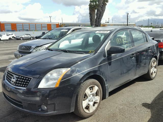 3N1AB61EX8L609531 - 2008 NISSAN SENTRA 2.0 BLACK photo 2