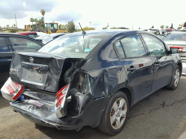 3N1AB61EX8L609531 - 2008 NISSAN SENTRA 2.0 BLACK photo 4