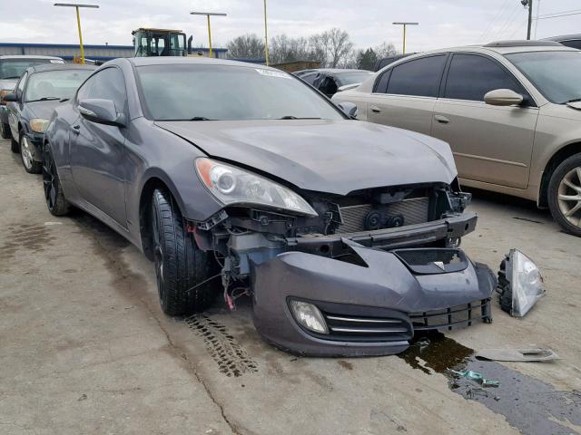 KMHHU6KH6AU025455 - 2010 HYUNDAI GENESIS CO GRAY photo 1