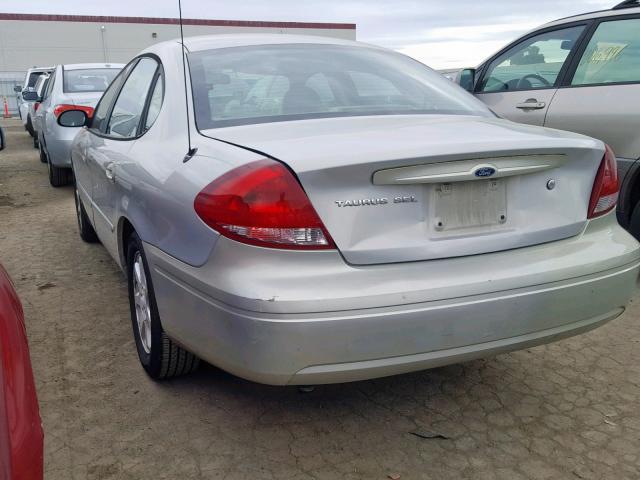 1FAFP56UX6A187642 - 2006 FORD TAURUS SEL SILVER photo 3