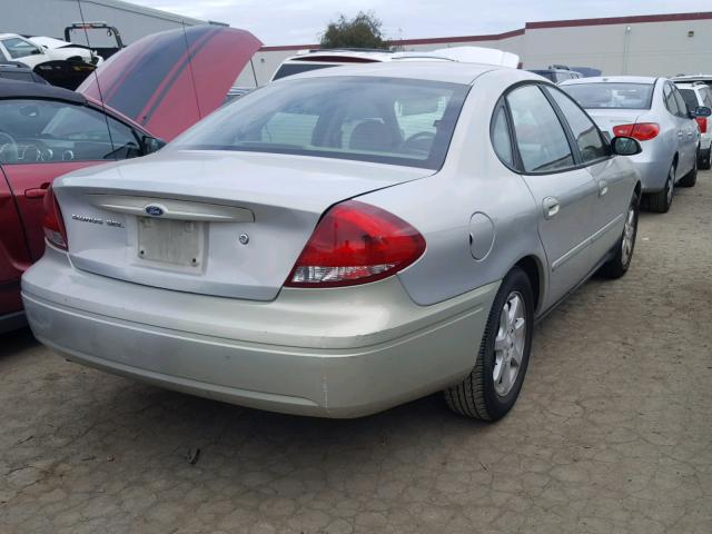 1FAFP56UX6A187642 - 2006 FORD TAURUS SEL SILVER photo 4