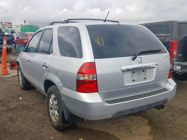 2HNYD18663H520302 - 2003 ACURA MDX TOURIN SILVER photo 3