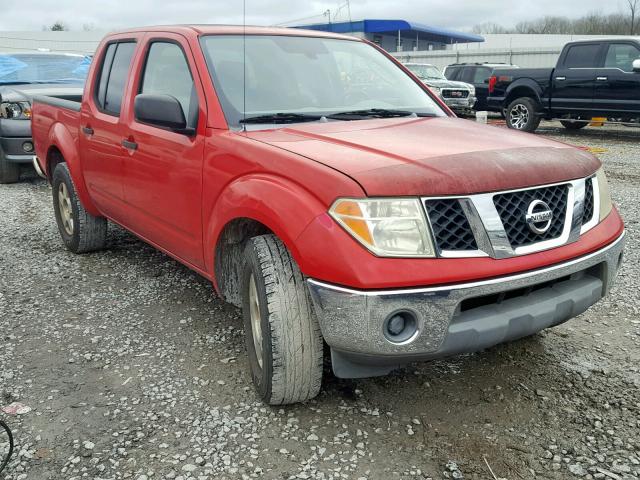 1N6AD07U76C461962 - 2006 NISSAN FRONTIER C RED photo 1