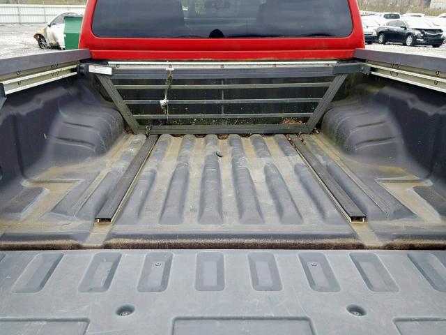 1N6AD07U76C461962 - 2006 NISSAN FRONTIER C RED photo 6