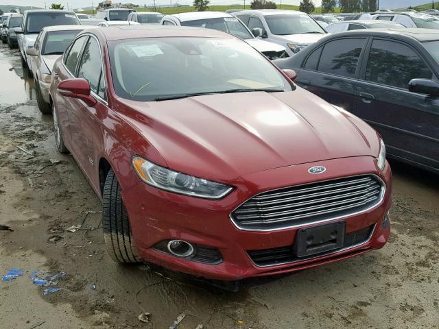 3FA6P0SU2DR274026 - 2013 FORD FUSION TIT RED photo 1