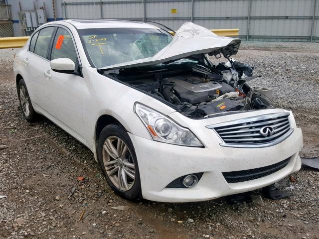 JN1CV6AR1CM974410 - 2012 INFINITI G37 WHITE photo 1