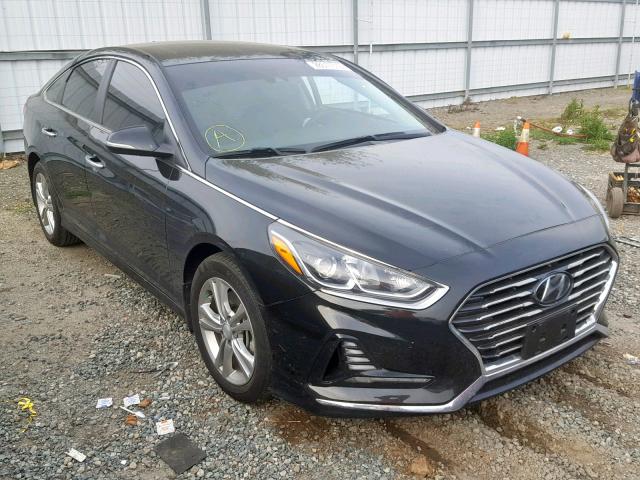 5NPE34AF8JH658077 - 2018 HYUNDAI SONATA SPO BLACK photo 1