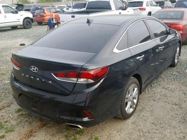 5NPE34AF8JH658077 - 2018 HYUNDAI SONATA SPO BLACK photo 4