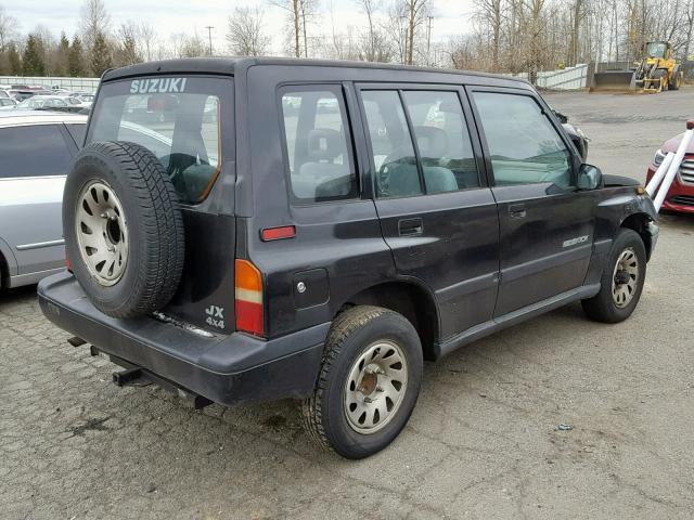 JS3TD03V3W4100413 - 1998 SUZUKI SIDEKICK J BLACK photo 4