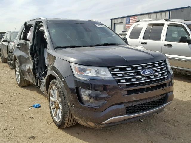 1FM5K7F88GGA69702 - 2016 FORD EXPLORER L BLACK photo 1