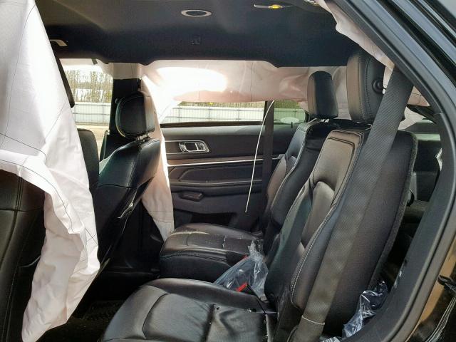 1FM5K7F88GGA69702 - 2016 FORD EXPLORER L BLACK photo 6