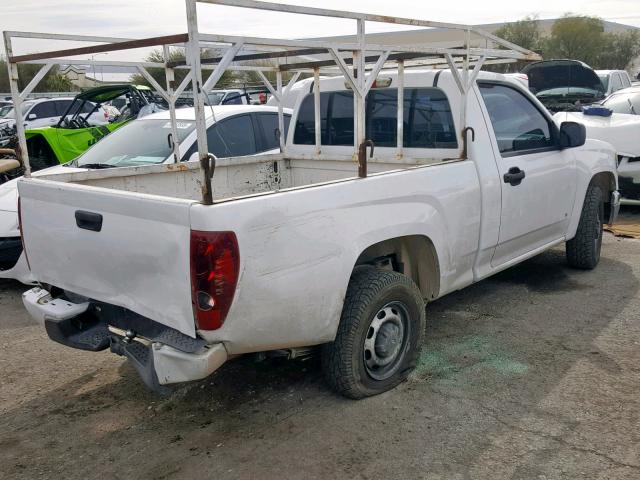 1GCCS149188128184 - 2008 CHEVROLET COLORADO WHITE photo 4