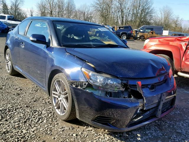 JTKJF5C76B3020496 - 2011 TOYOTA SCION TC BLUE photo 1