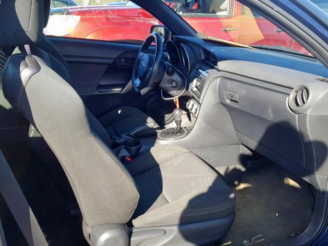 JTKJF5C76B3020496 - 2011 TOYOTA SCION TC BLUE photo 5