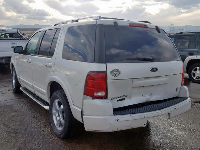 1FMZU75W73ZA31758 - 2003 FORD EXPLORER L WHITE photo 3