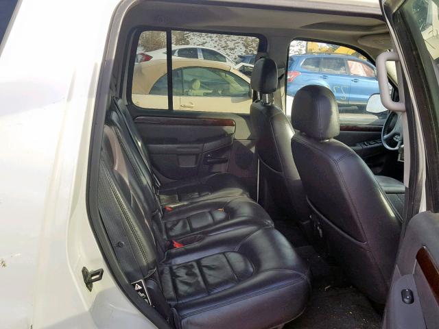 1FMZU75W73ZA31758 - 2003 FORD EXPLORER L WHITE photo 6