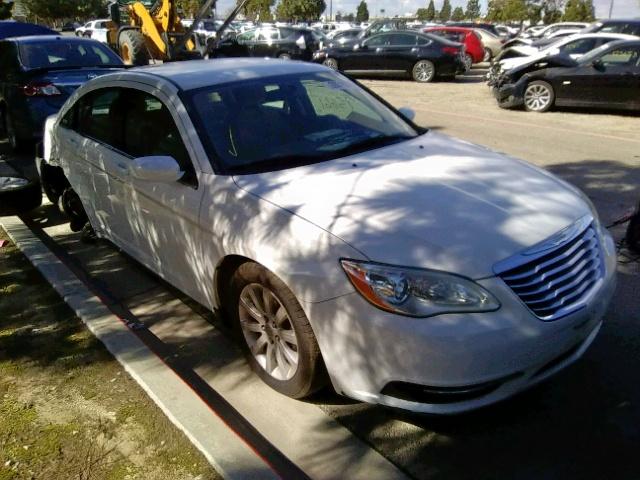 1C3CCBBB8CN236776 - 2012 CHRYSLER 200 TOURIN WHITE photo 1