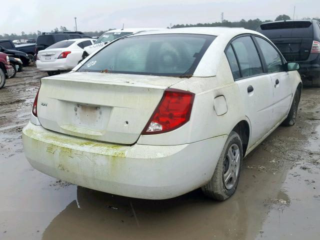 1G8AG52F14Z120108 - 2004 SATURN ION LEVEL WHITE photo 4