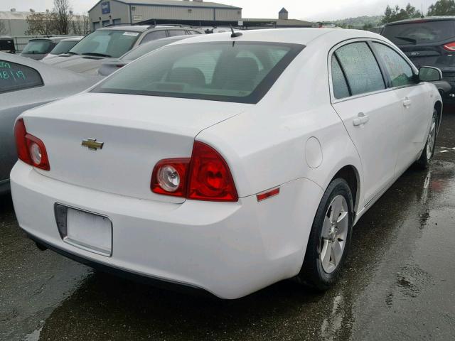 1G1ZF57518F280887 - 2008 CHEVROLET MALIBU HYB WHITE photo 4