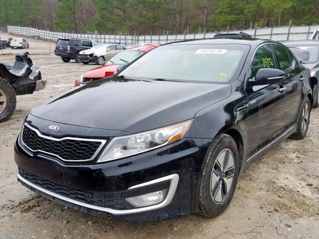 KNAGM4AD0D5043321 - 2013 KIA OPTIMA HYB BLACK photo 2