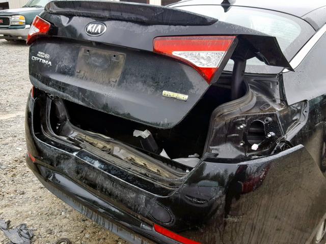 KNAGM4AD0D5043321 - 2013 KIA OPTIMA HYB BLACK photo 9