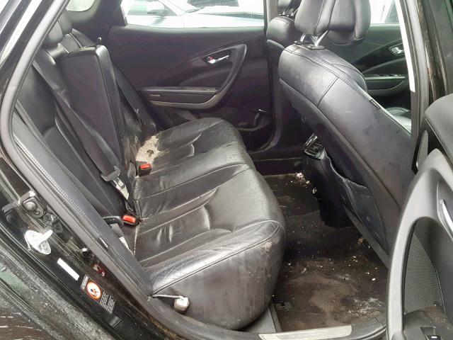 KMHFG4JG6CA165781 - 2012 HYUNDAI AZERA GLS BLACK photo 6