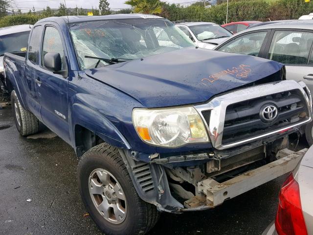 5TETU62N77Z349471 - 2007 TOYOTA TACOMA PRE BLUE photo 1