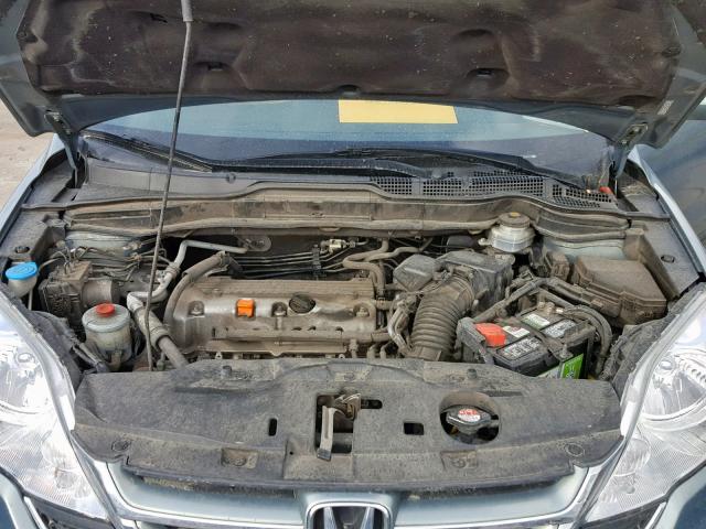 5J6RE4H74AL043297 - 2010 HONDA CR-V EXL GREEN photo 7