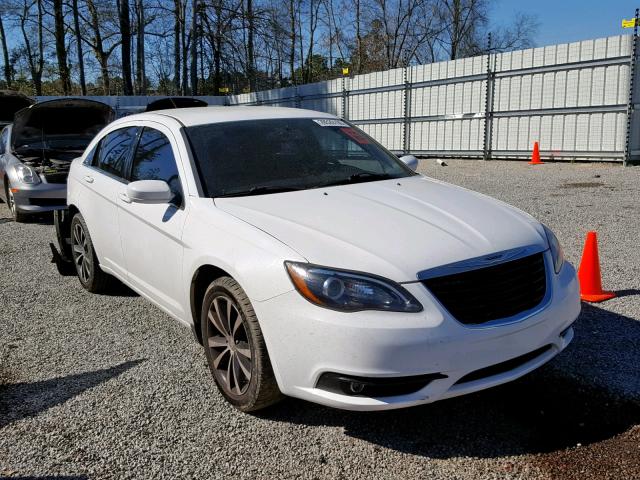 1C3CCBBB6DN674293 - 2013 CHRYSLER 200 TOURIN WHITE photo 1