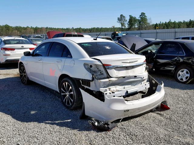 1C3CCBBB6DN674293 - 2013 CHRYSLER 200 TOURIN WHITE photo 3