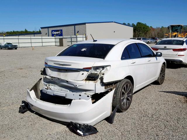 1C3CCBBB6DN674293 - 2013 CHRYSLER 200 TOURIN WHITE photo 4