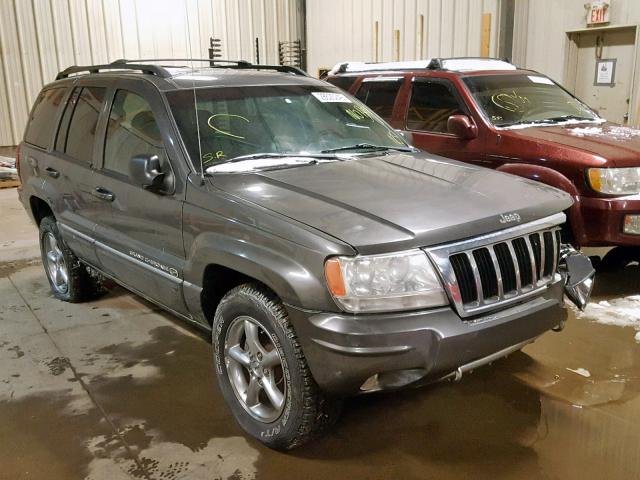 1J8GW68J64C285264 - 2004 JEEP GRAND CHER GRAY photo 1