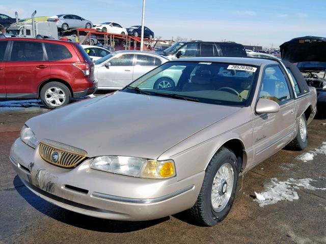 1MELM62W5VH609615 - 1997 MERCURY COUGAR XR7 TAN photo 2