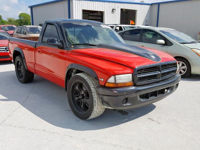 1B7GL26Z2XS112000 - 1999 DODGE DAKOTA RED photo 1