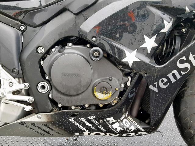 JH2SC57037M300578 - 2007 HONDA CBR1000 RR BLACK photo 7