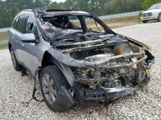 5FRYD4H98GB034229 - 2016 ACURA MDX ADVANC 烧焦的 照片 1