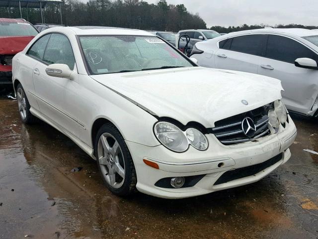 WDBTJ75HX6F191836 - 2006 MERCEDES-BENZ CLK 500 WHITE photo 1