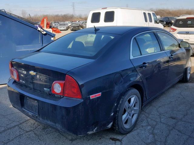 1G1ZA5EU8BF293426 - 2011 CHEVROLET MALIBU LS BLACK photo 4